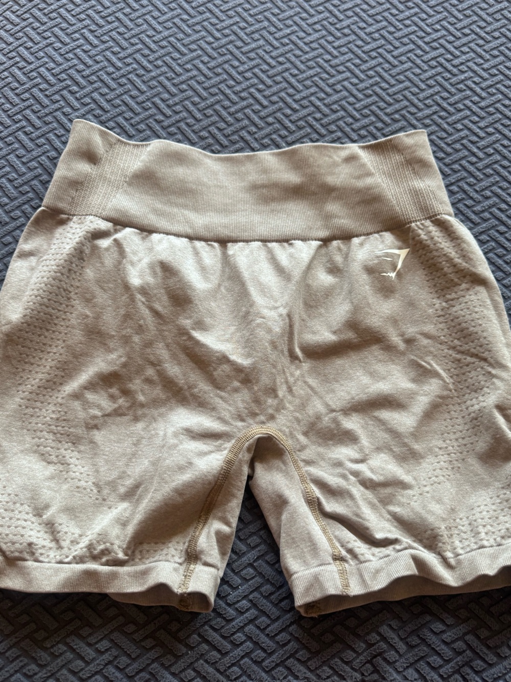 Gymshark Beige/Taupe Seamless Activewear Shorts